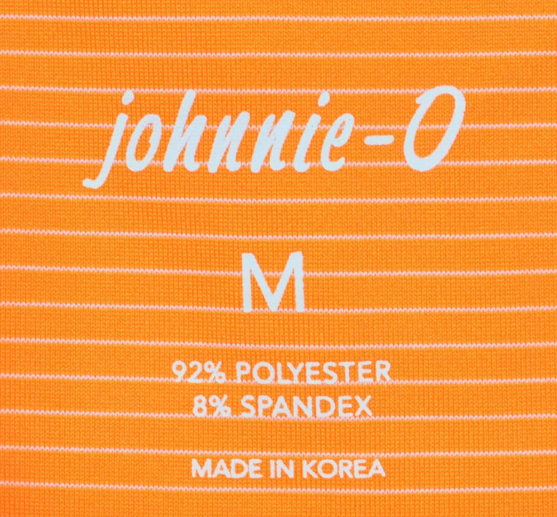 Johnnie-O Men's Sz Medium Florida Gators Orange Striped Golf Polo Shirt NWT