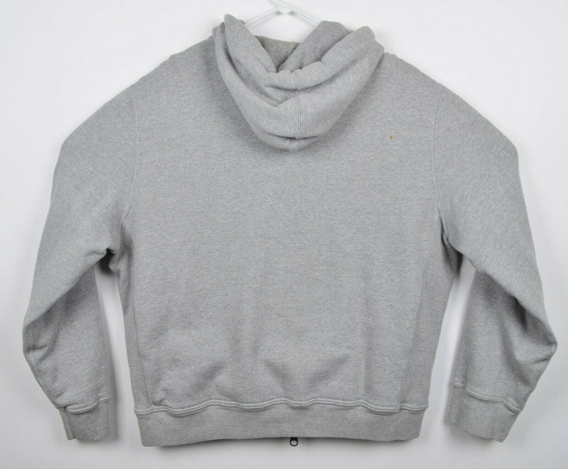 Polo Ralph Lauren Men's 2XL Gray Fleece Lined Pony Full Zip Sweatshirt Hoodie