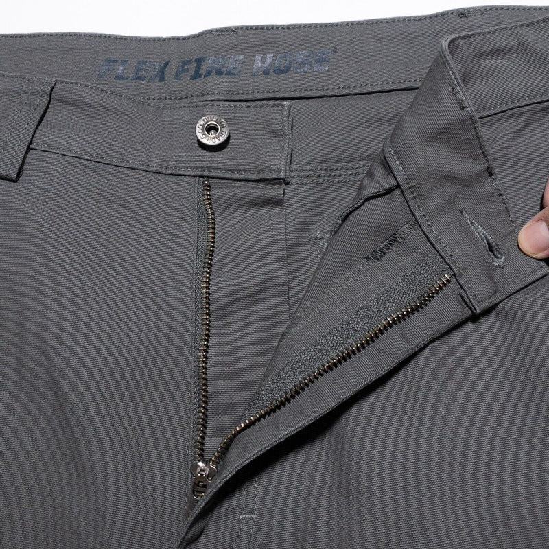 Duluth Trading Flex Fire Hose Pants Men's 38x32 Relax Fit 5 Pocket Jeans