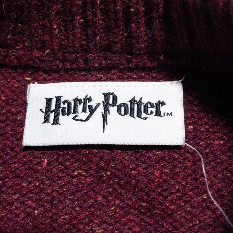 Harry Potter Sweater Adult 2XL Ron Weasley R Monogram Wool Silk Red Scotland