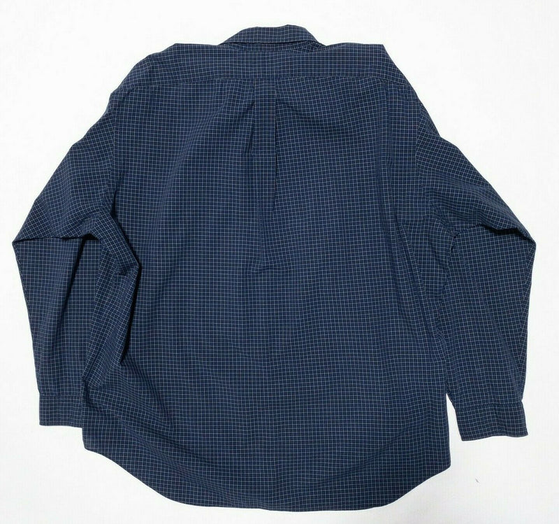 Polo Ralph Lauren Blake Button-Down Shirt Navy Blue Graph Check Men's 2XL