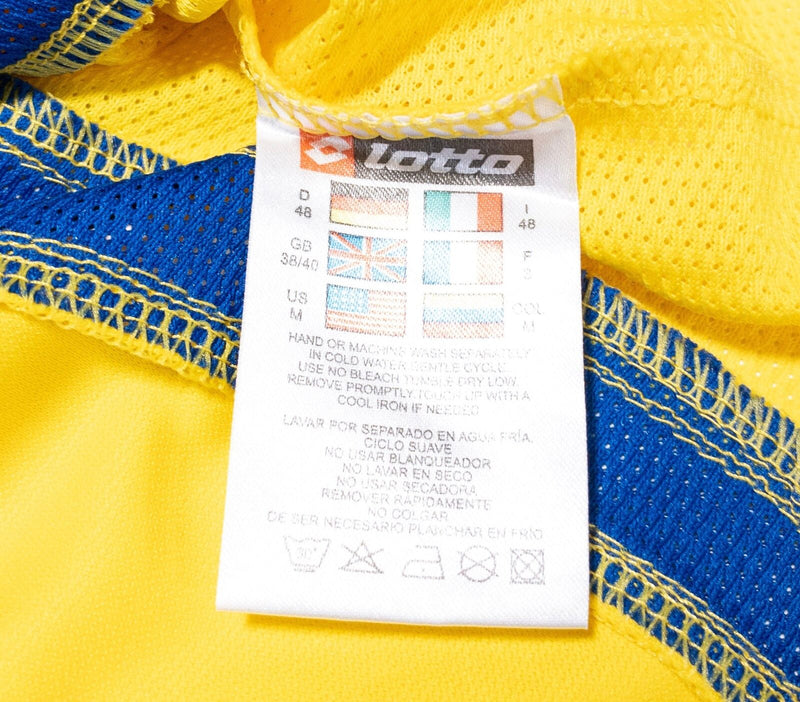 Colombia Soccer Jersey Men's Medium Lotto National Team Yellow Blue Football