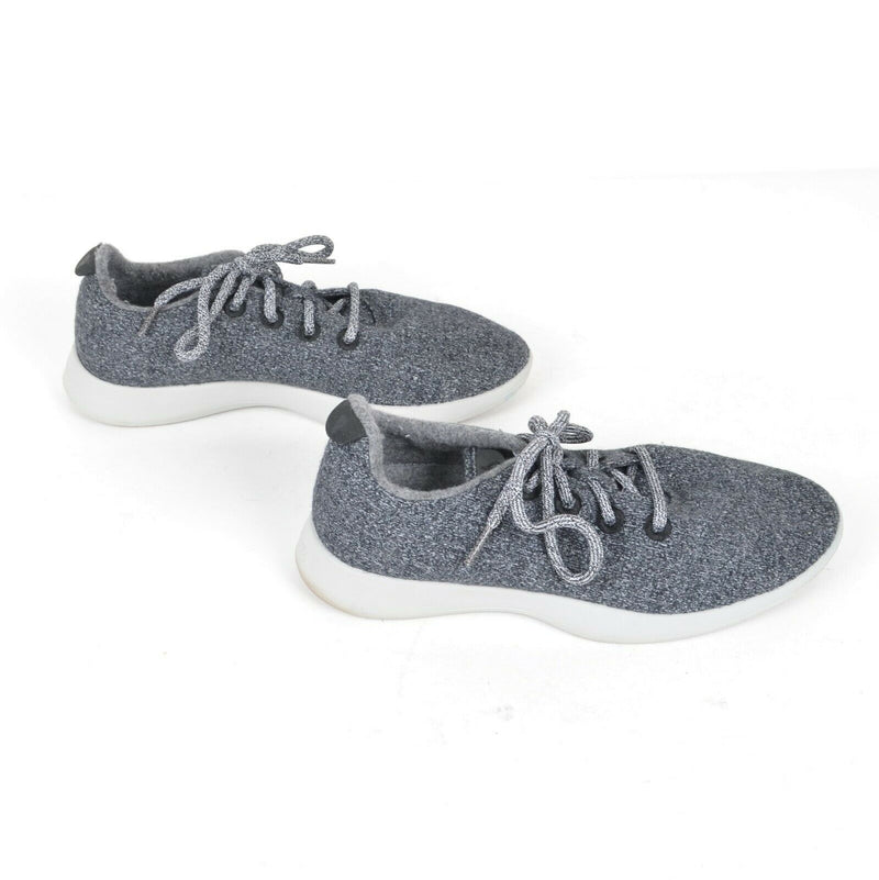 Allbirds Men's 9 Wool Runners Gray White Soles Casual Shoes
