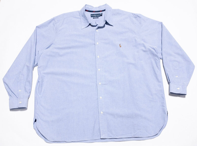 Polo Ralph Lauren Shirt Men's 2XB Big Classic Fit Oxford Light Blue Button-Down