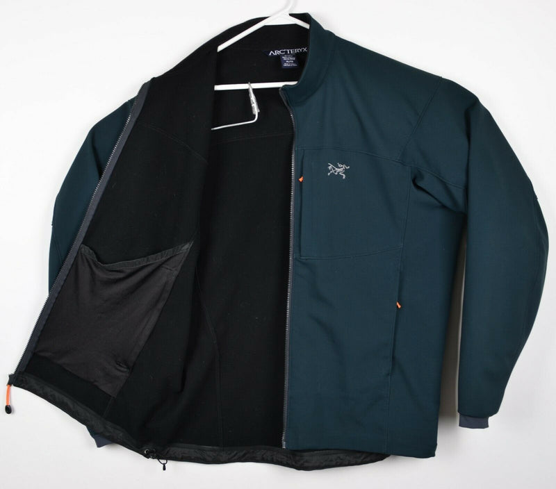 Arc'Teryx Men's XL Softshell Fleece Lined Dark Navy Blue Full Zip Jacket