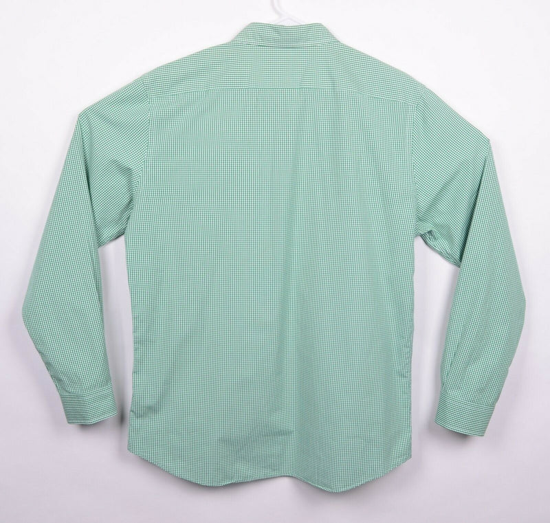 Rodd & Gunn Men's XL Sports Fit Green Gingham Long Sleeve Button-Front Shirt