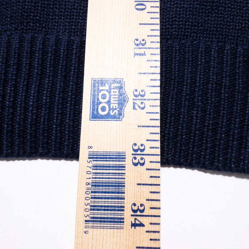 Polo Ralph Lauren Sweater Men's 4XLT Tall Pullover 1/4 Zip Navy Blue Knit