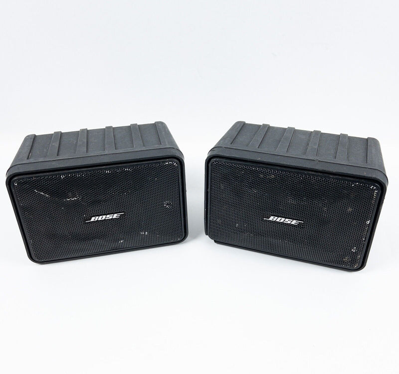 Bose Model 101 Music Monitor Speakers Indoor Outdoor Black Pair of 2