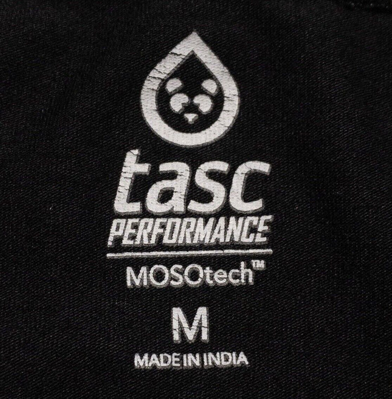 Tasc Bamboo Performance Men's Medium 1/4 Zip Pullover MOSOtech Black Stretch