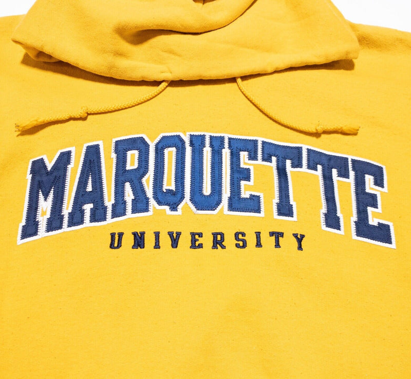 Marquette University Sweatshirt Men's Medium Champion Hoodie Golden Eagles 90s