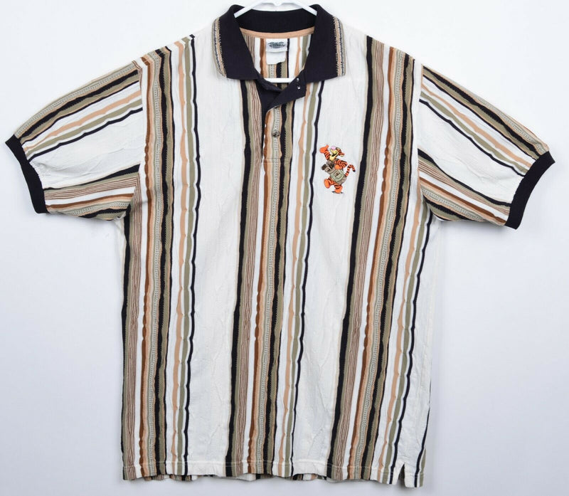 Vtg Disney Catalog Men's Sz Medium? Tigger 3D Textured Coogi Polo Golf Shirt