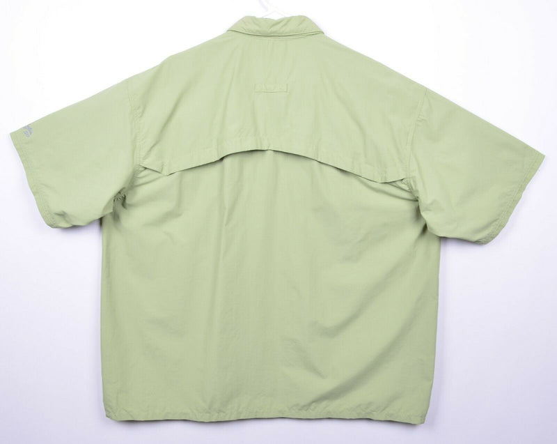 Cabela's Guidewear Men's Sz XL Vented UPF 50 Green Fishing Outdoor Shirt