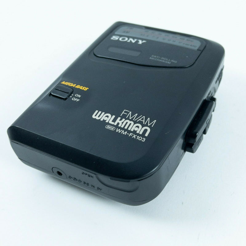 Sony WM-FX103 FM/AM Walkman Radio Cassette Player Mega Bass TESTED