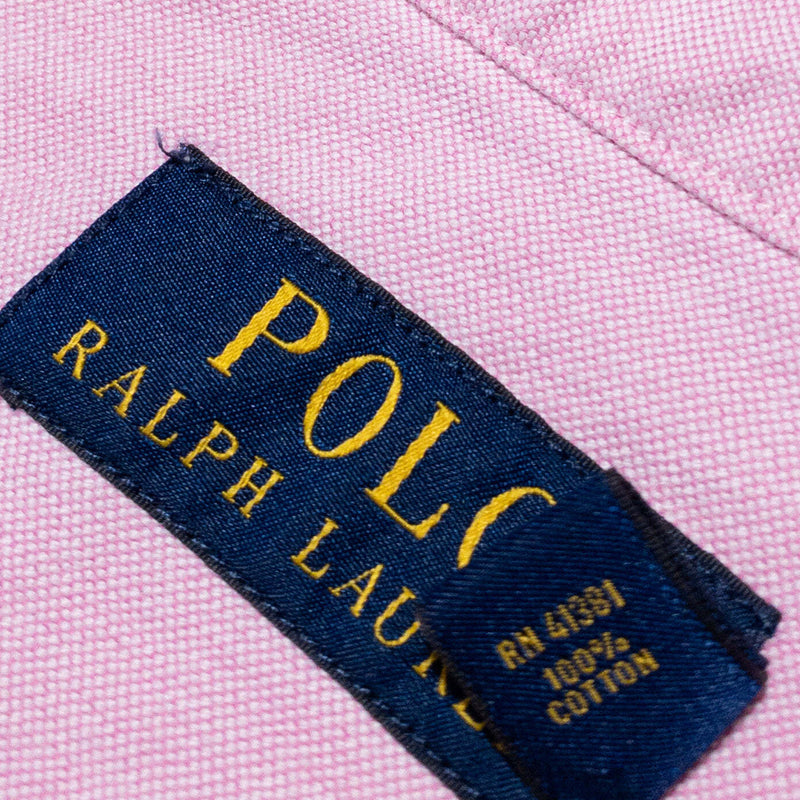 Polo Ralph Lauren Pearl Snap Western Shirt Men's 2XL Light Pink Long Sleeve