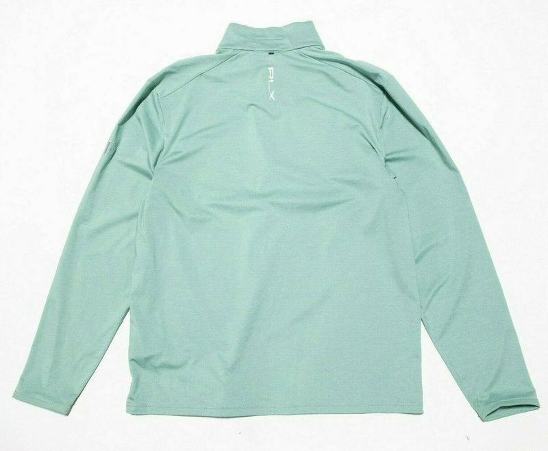 RLX Ralph Lauren Wicking 1/4 Zip Golf Jacket Stretch Seafoam Green Men's Large