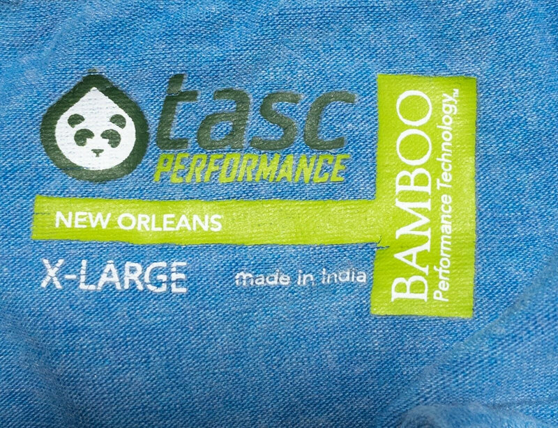 Tasc Performance Bamboo Men's XL Blue 1/4 Zip Blue Golf Casual Activewear Jacket