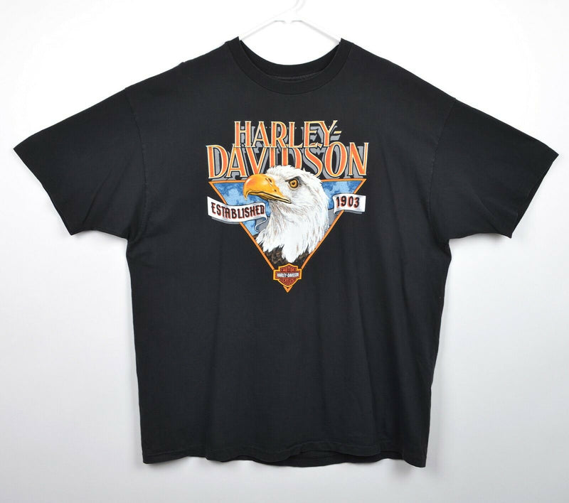 Vintage 1991 Harley-Davidson Men's Sz 2XL? Eagle Palm Beach FL T-Shirt