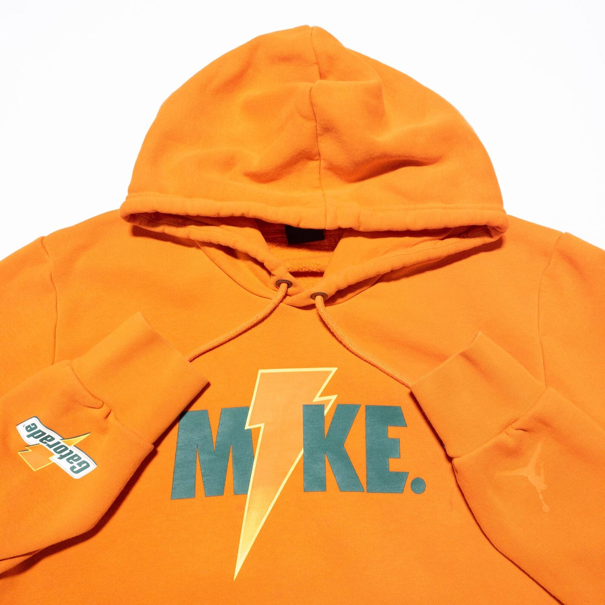 Nike Air Jordan Like Mike Gatorade Hoodie Men s Large Orange Solid