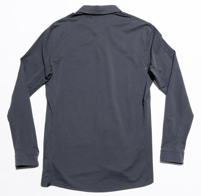 Lululemon Shirt Men's Fits Medium Long Sleeve Button-Front Commission Gray