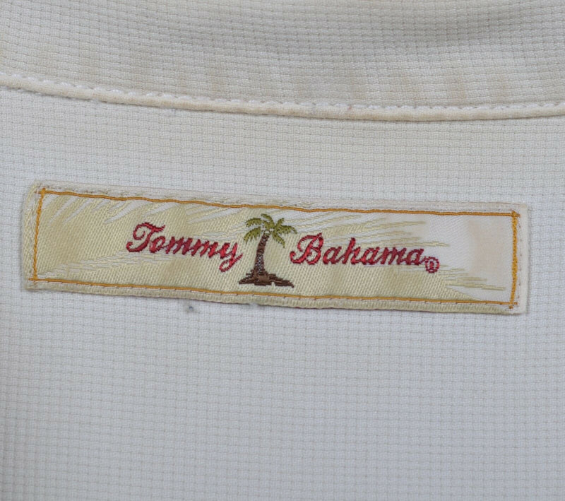 Tommy Bahama Men's Sz Medium? Embroidered Daily Double Hawaiian Shirt