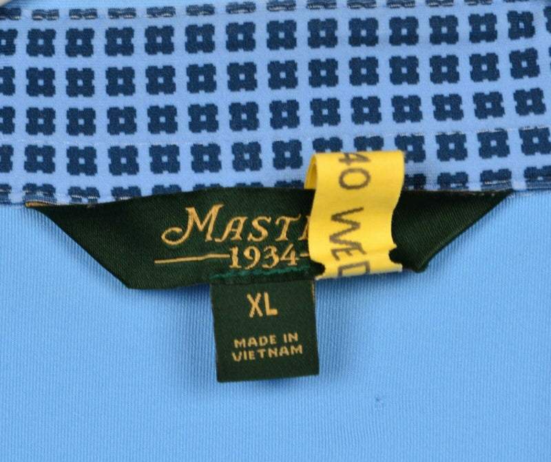 Masters 1934 Men's XL Blue Augusta National Berckmans Place Golf Polo Shirt
