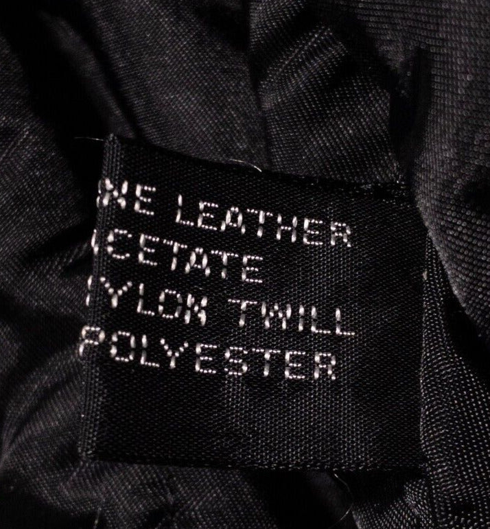 Marc Buchanan Pelle Pelle Leather Jacket Men's 46 Black Vintage 90s Moto Biker