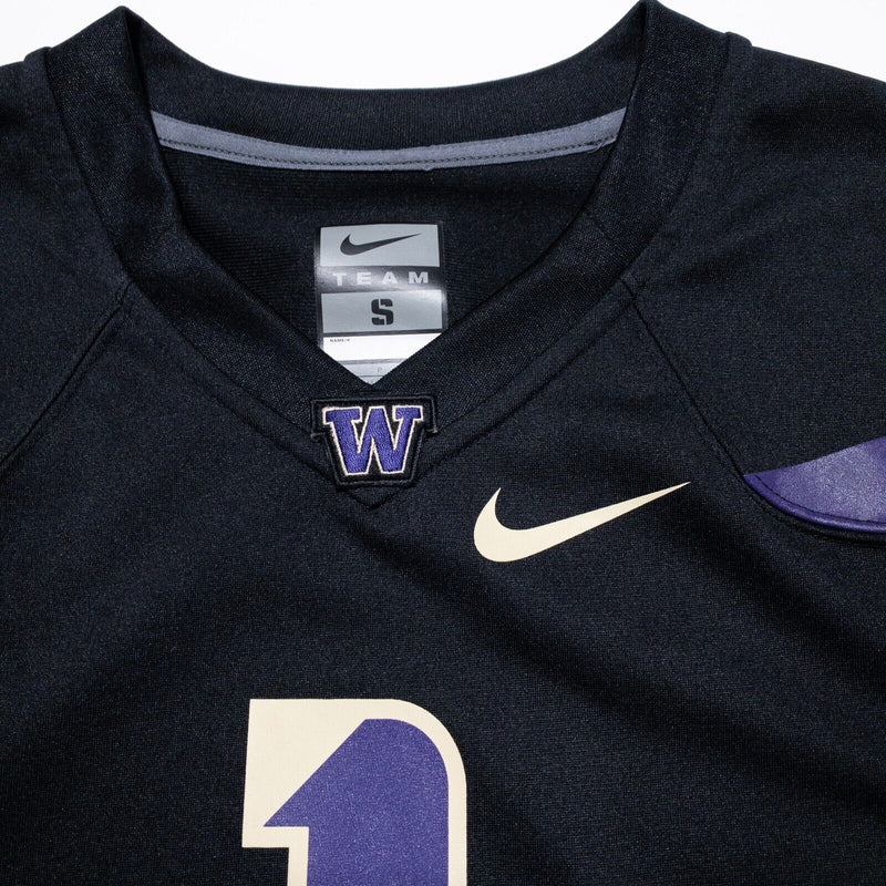 Washington Huskies Football Jersey Nike Small Men's Purple Black Nike Team