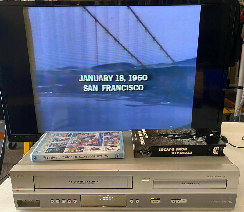 Philips DVP3150V/37 DVD VCR Combo Player VHS Recorder