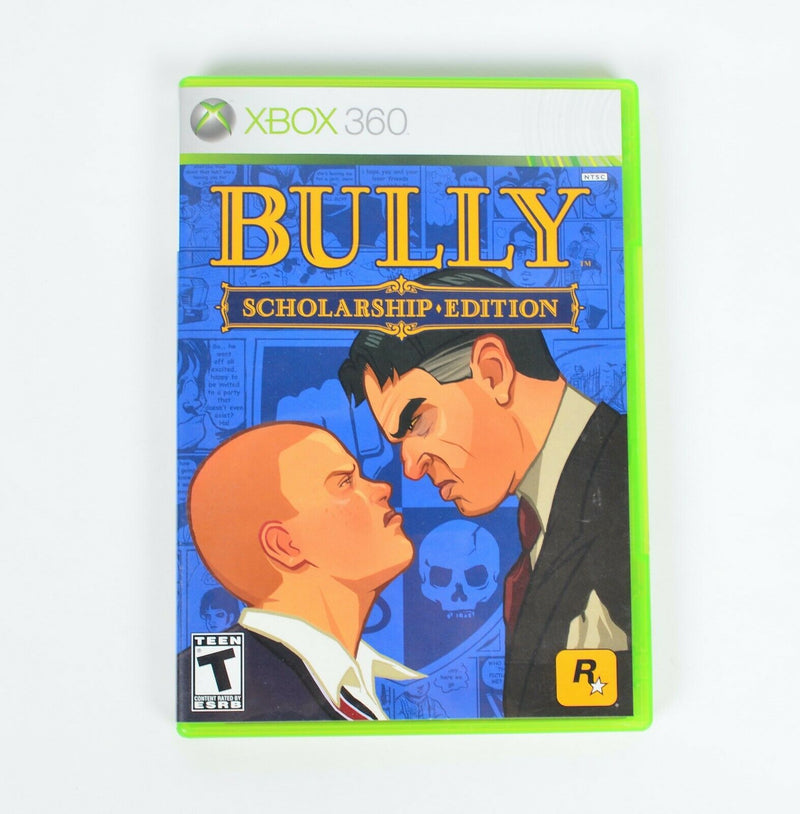 Bully: Scholarship Edition (Xbox 360, 2008) Manual Poster Case Complete