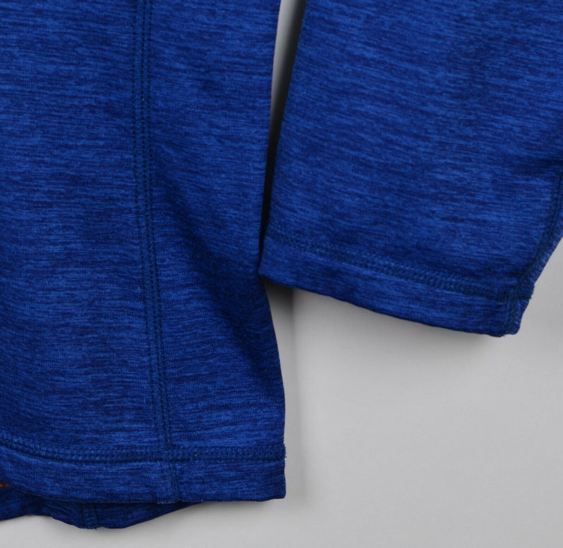 5.11 Tactical Series Men's Large Heather Blue 1/4 Zip Fleece Pullover Jacket
