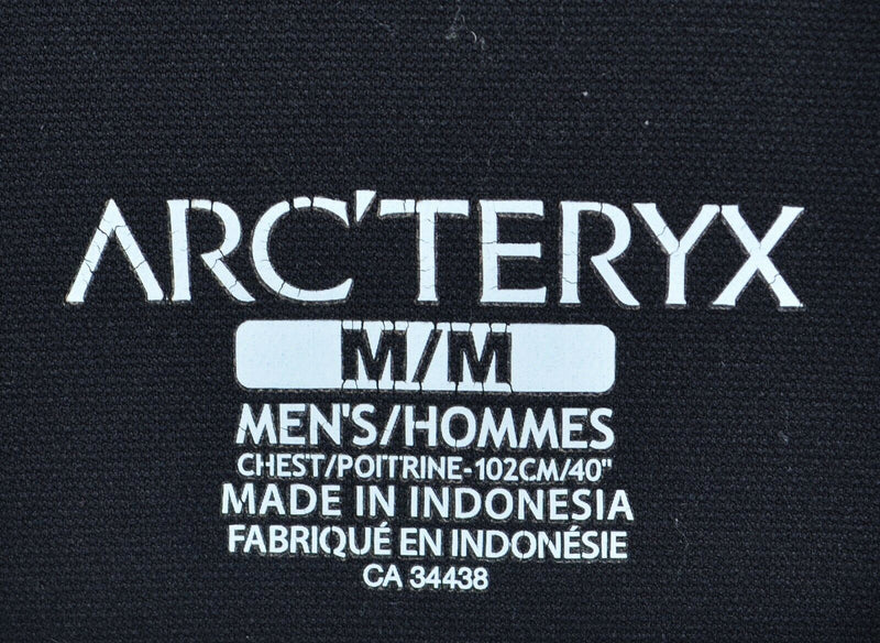 Arc'teryx Men's Medium Half-Zip Waffle Knit Fleece Outdoor Pullover Jacket