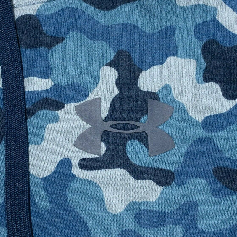 Under Armour Camo Hoodie Men's Medium Loose Blue Pullover Camouflage
