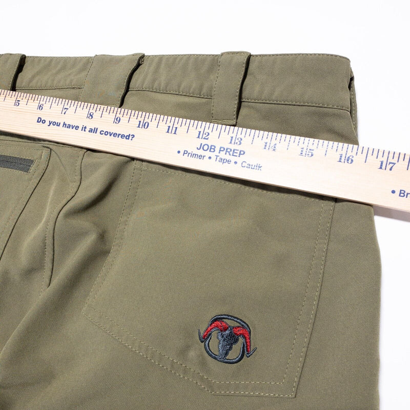 Blackovis Granite Peak Pants Men's 32x32 Green Chino Lightweight Hunting Hiking