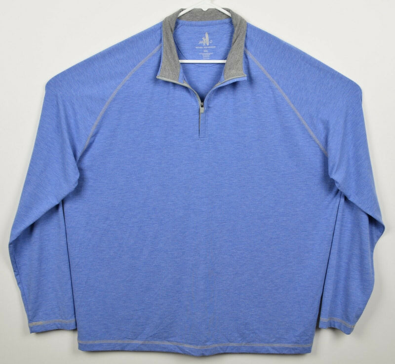 Johnnie-O Men's 2XL Natural Performance Bamboo Poly Blend 1/4 Zip Activewear Top