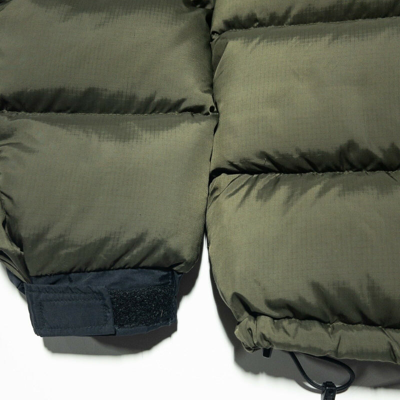 Mountain Hardwear Sub Zero Down Fill Jacket Puffer Olive Green Black Men's Large