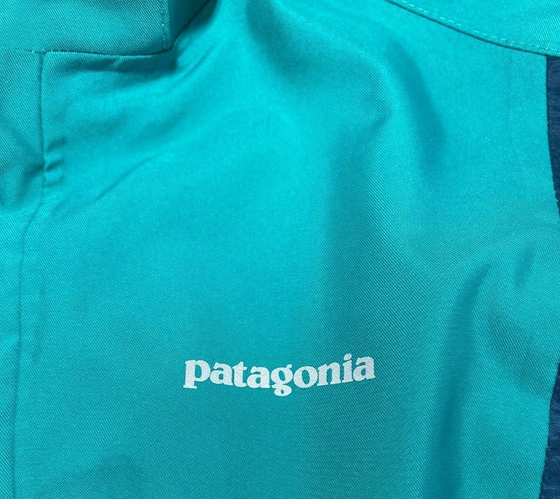 Patagonia Insulated Snowbelle Jacket Ski/Snowboard H2No Green Girl's Large (12)