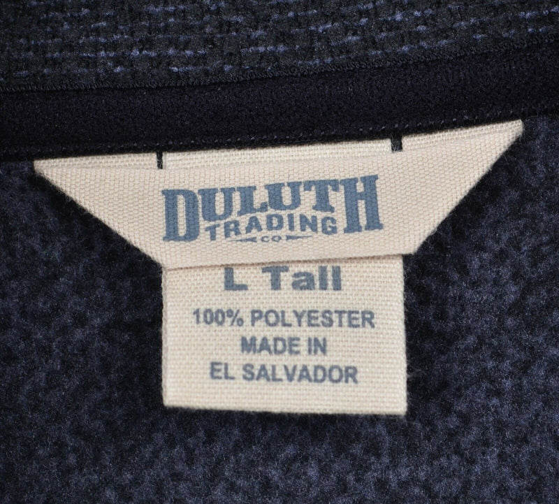 Duluth Trading Co. Men's LT (Large Tall) Fleece Dark Gray Full Zip Jacket