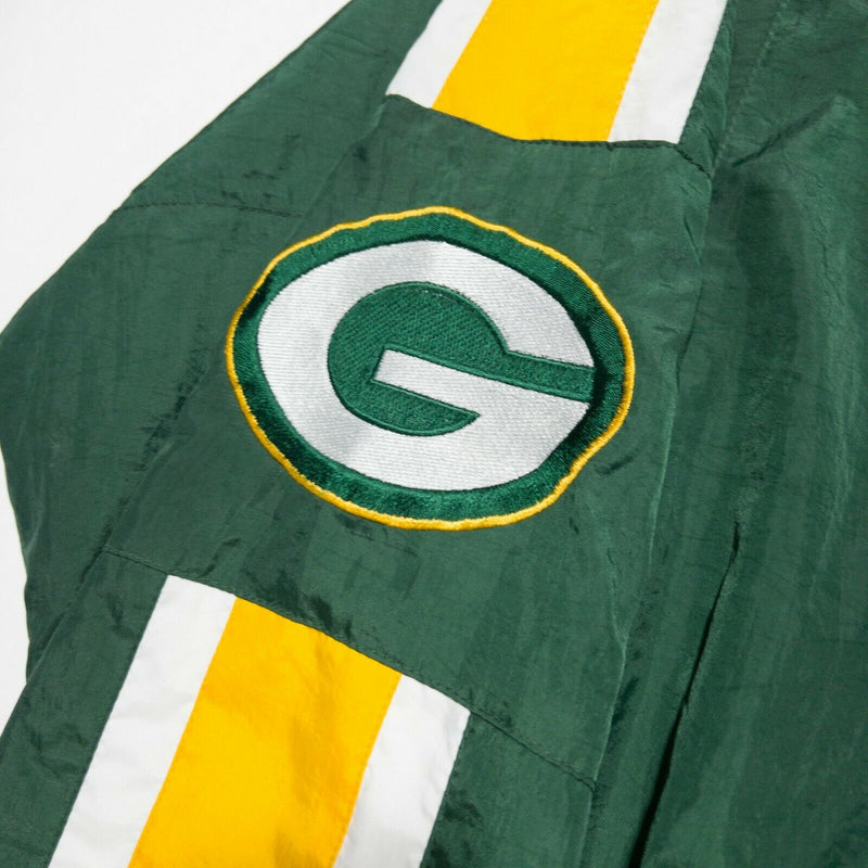 Green Bay Packers Men's 3XL Starter Full Zip NFL Football 90s Windbreaker Jacket