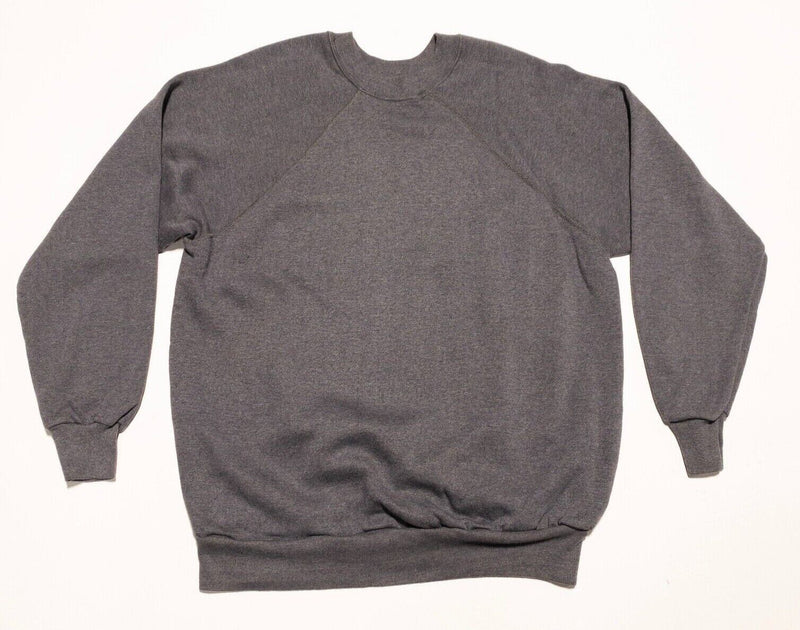 Vintage Pannill Sweatshirt Men's 2XL Fits Large Crewneck Gray Blank 80s USA