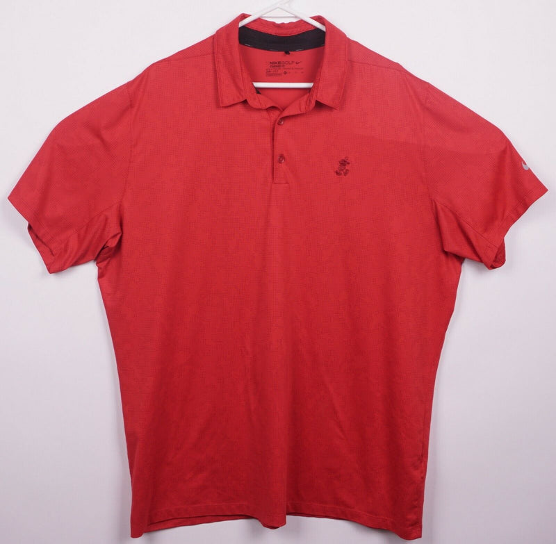 Nike Golf Disney Men's XL Standard Fit Mickey Mouse Red Dot Golf Polo Shirt