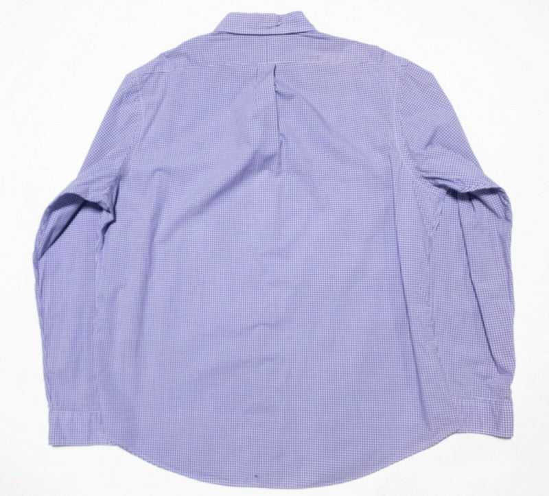 Polo Ralph Lauren Men's Button-Down Shirt Purple Check Long Sleeve Men's 2XL