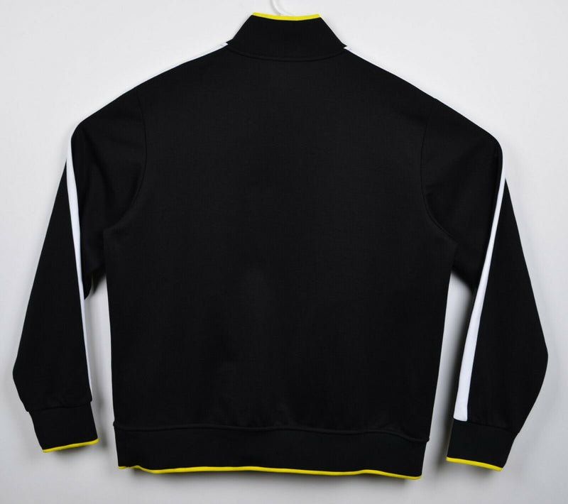 Polo Sport Ralph Lauren Men's XL Black Yellow Thermovent Athletic Track Jacket