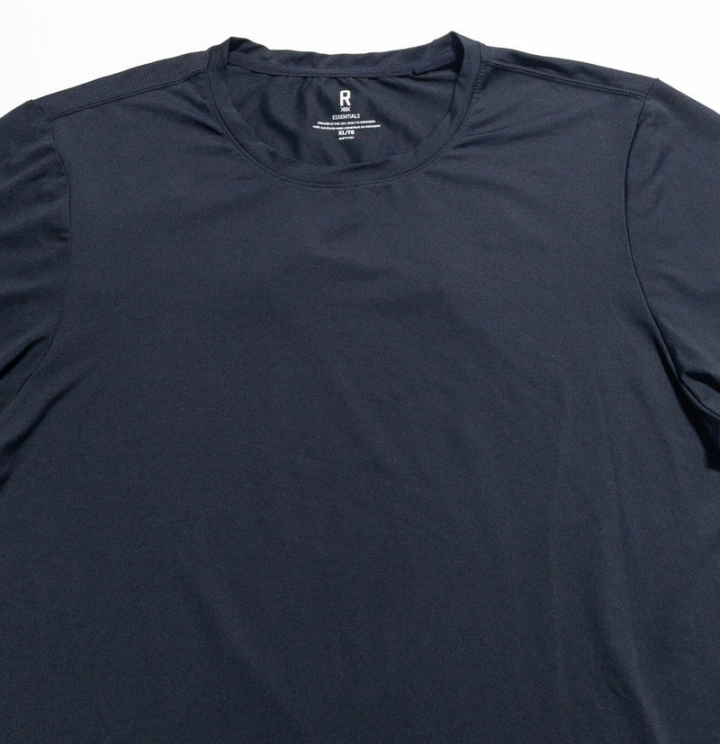 Rhone Essentials T-Shirt Men XL Black/Gray Wicking Stretch Crewneck Short Sleeve