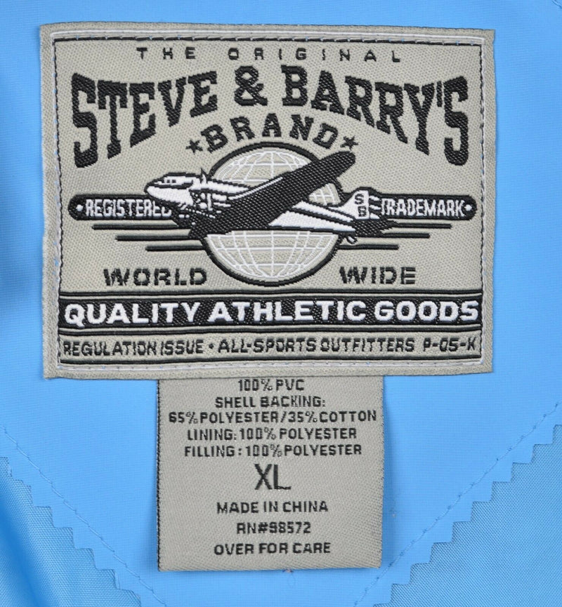 North Carolina Tar Heels Men's Sz XL Faux Leather PVC Steve & Barry's Jacket