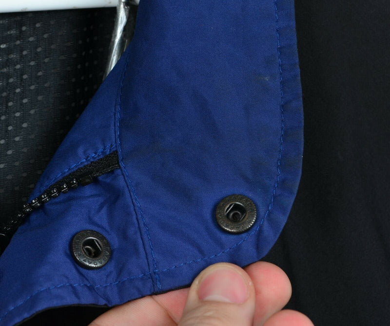 FootJoy DryJoys Men's 2XL Vented Full Zip Snap Blue Black Golf Jacket