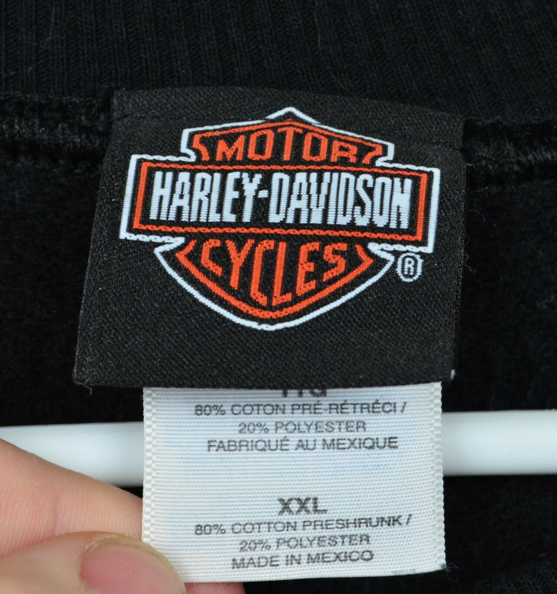Harley-Davidson Men's 2XL 100th Anniversary Black Red Crewneck Sweatshirt