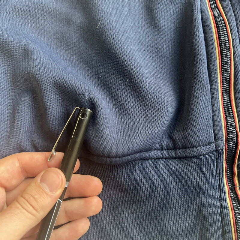 LeBron 23 Nike Men's XL Solid Navy Blue Full Zip Hooded Warm-Up Track Jacket