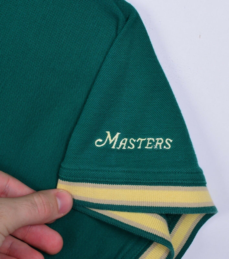 Masters Collection Men's 2XL Green Stripe Collar Augusta National Golf Shirt