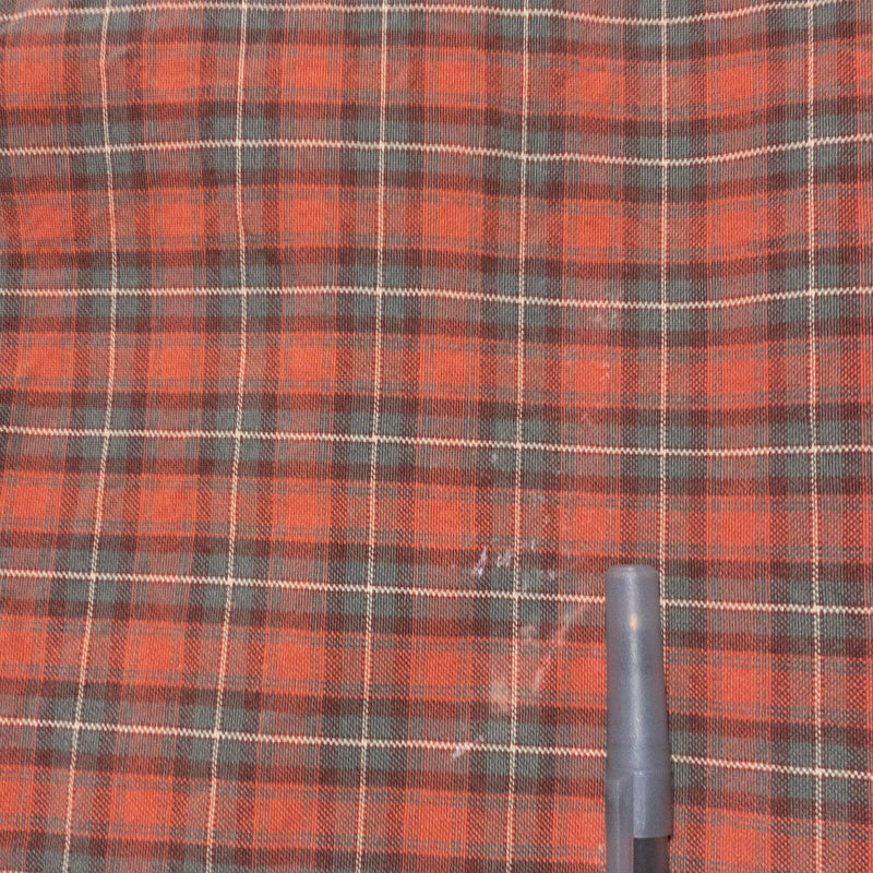 Polo Ralph Lauren 2XB Men's Shirt Button-Down Orange Plaid Check 2XL Big