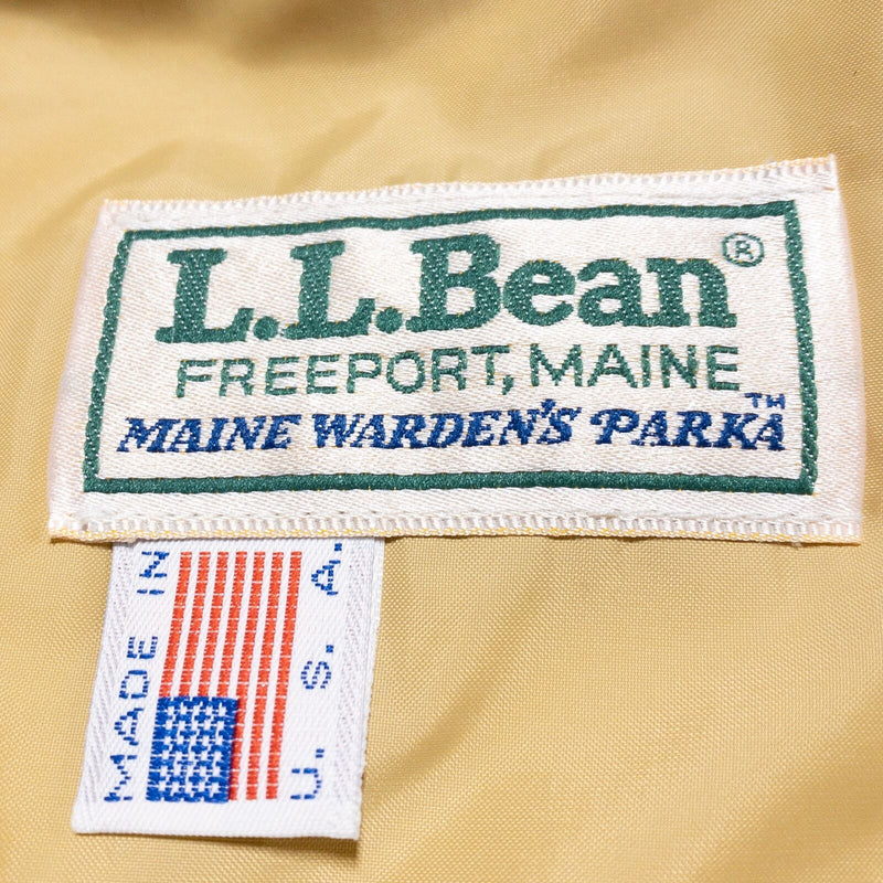 L.L. Bean Maine Warden's Parka Men's Fits 2XL+ Gore-Tex Green Hooded Vintage USA